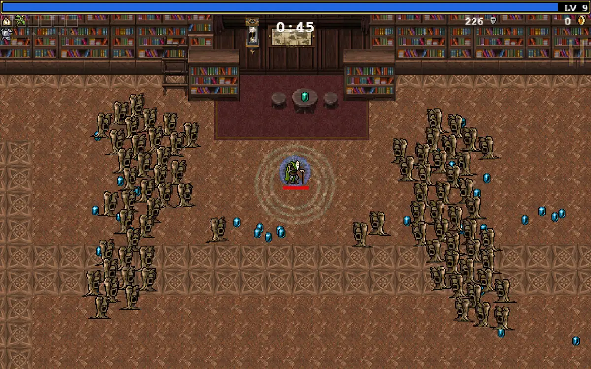 Vampire Survivors のインストール確認に使う公式 Steam 由来のライブラリ画像